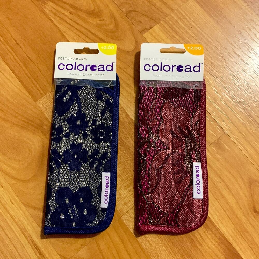 2 Coloread‎ eyeglasses covers